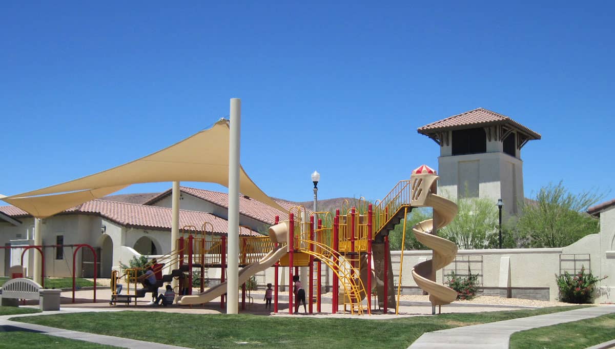 CBG’s The Villages at Fort Irwin playground located at 4553 Tippecanoe Street Fort Irwin, CA 92310.