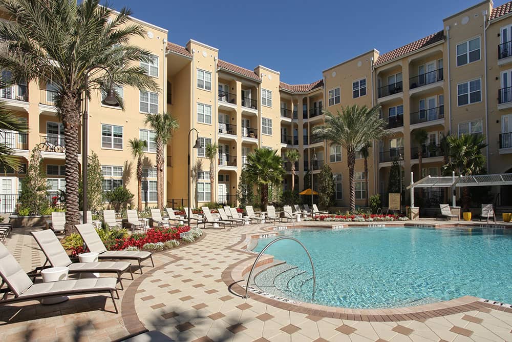 CBG’s Post Soho Square pool area located at 712 South Howard Avenue, Tampa, FL 33606.