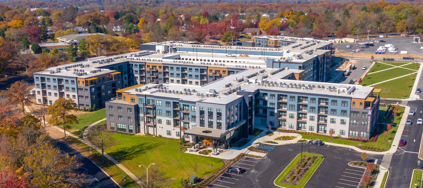 CBG's Atlee Square apartment community located at 200 Middletown Blvd. Langhorne, PA 19047.