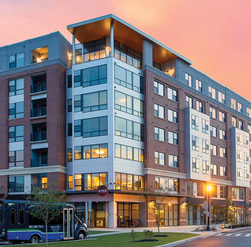 CBG’s Brightview West End senior assisted-living community located at 285 North Washington Street, Rockville, MD 20850.