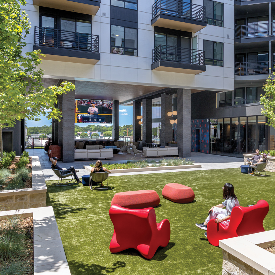 CBG’s One Rangers Way multifamily community located at 1200 Nolan Ryan Expy, Arlington, TX 76011.