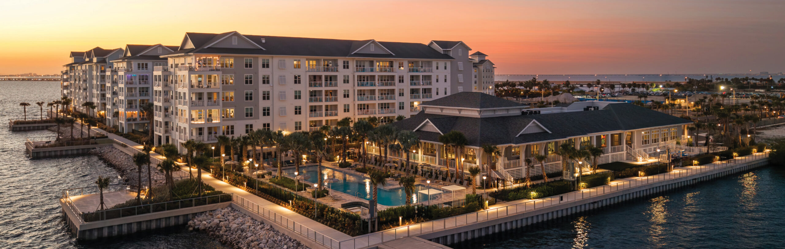 Exterior and amenities at MAA Breakwater in Tampa, FL
