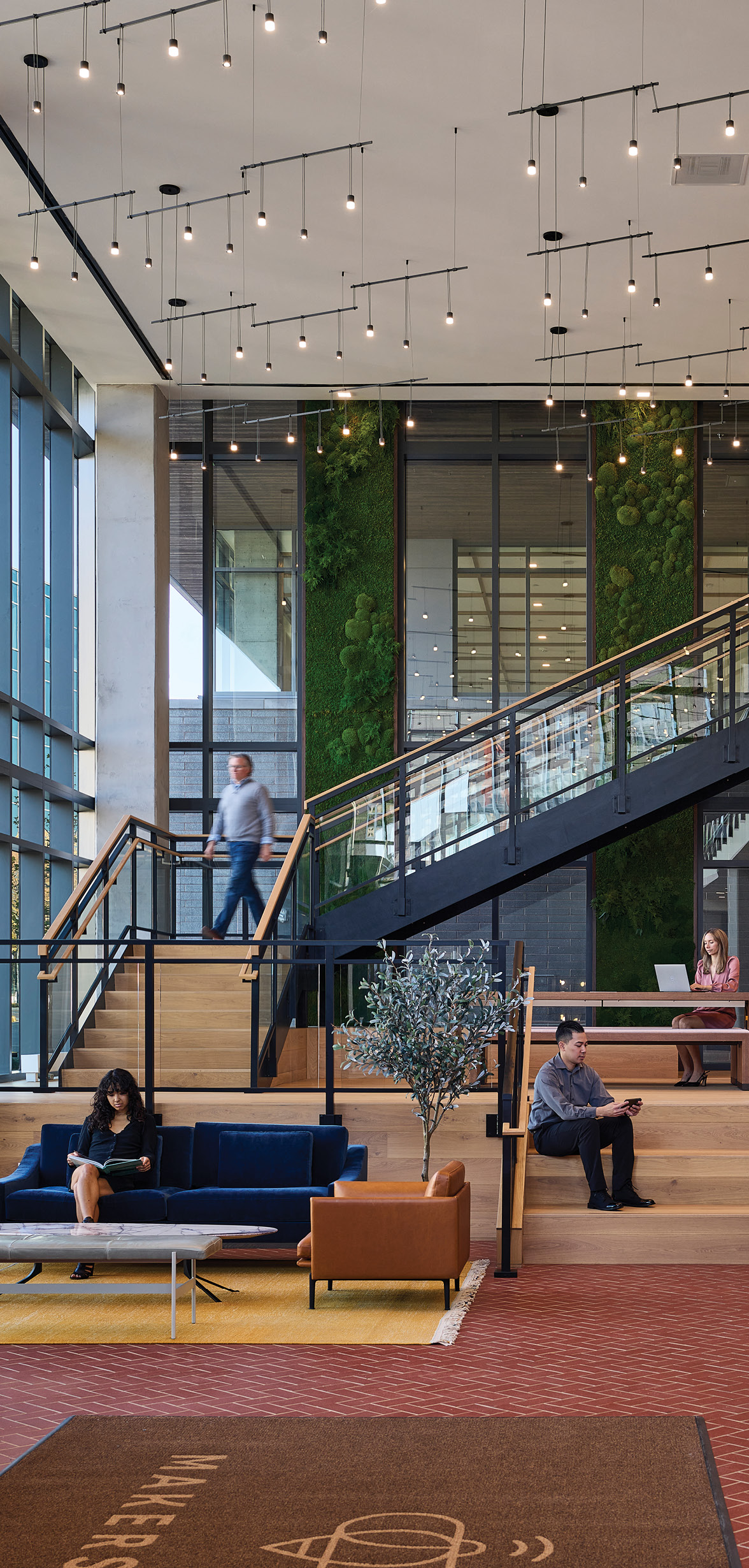 Lobby at Markers Rise located located in the heart of Dulles Station in Herndon, VA.
