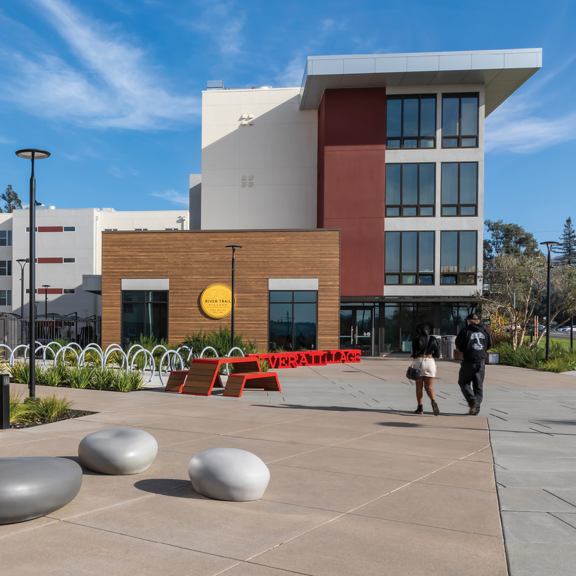 Entrance of River Trail Village at Napa Valley College in Napa, CA